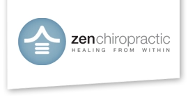 The Zen Chiropractic website header logo