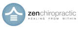 The Zen Chiropractic website scrolling logo
